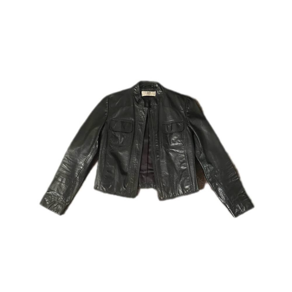 DKNY Black Leather Jacket
